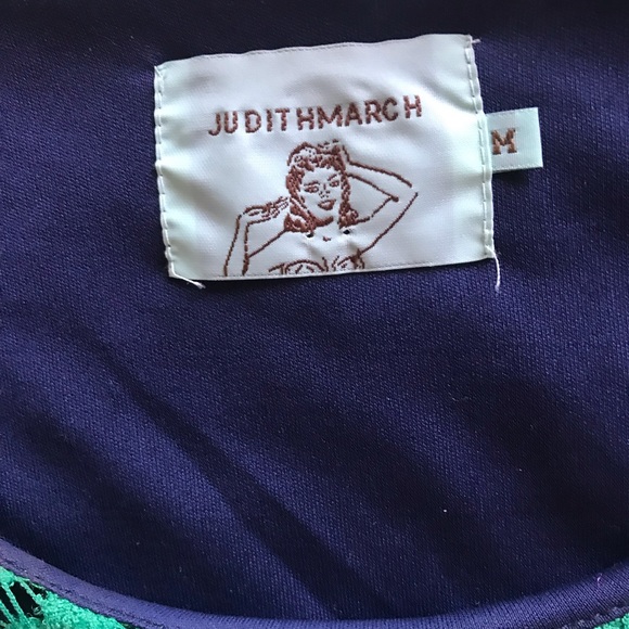 Judith March Green Scoop Neck Dress size M - Picture 3 of 8